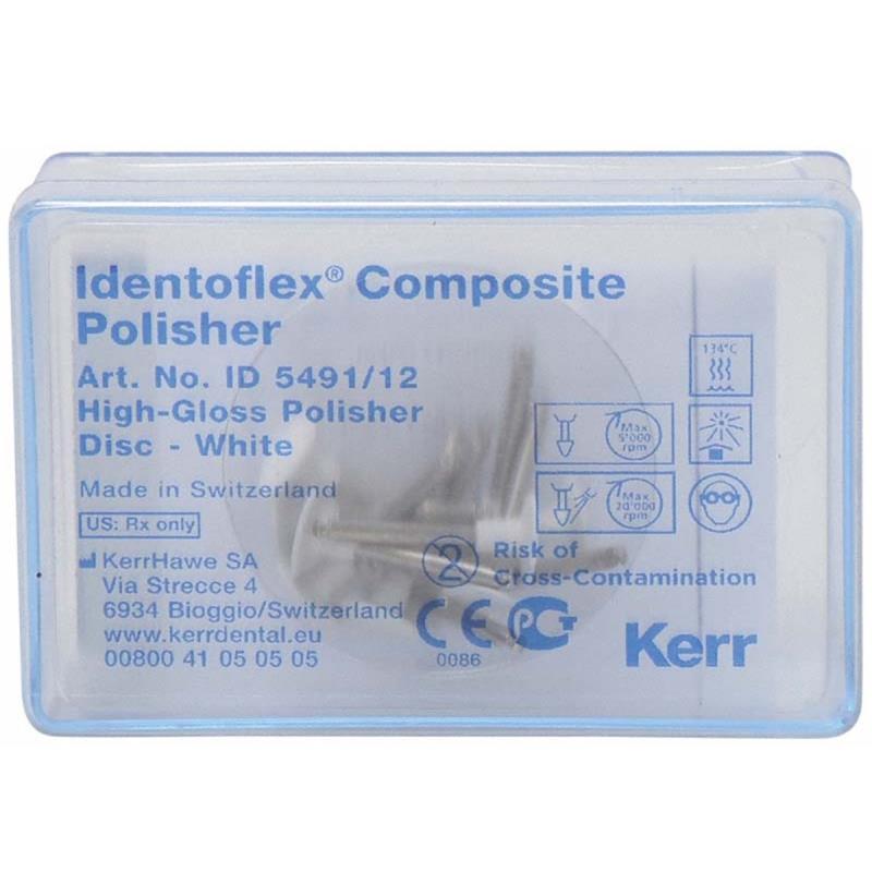 Полиры д/композитов / Identoflex Composite High-Gloss Polishers для зерк блеска диск белые 12шт ID5491/12 купить