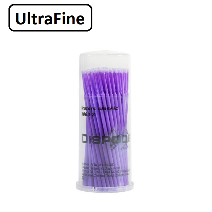 Аппликаторы щеточки Dispodent Classic 8,7см Ultrafine очень маленькие 100шт купить