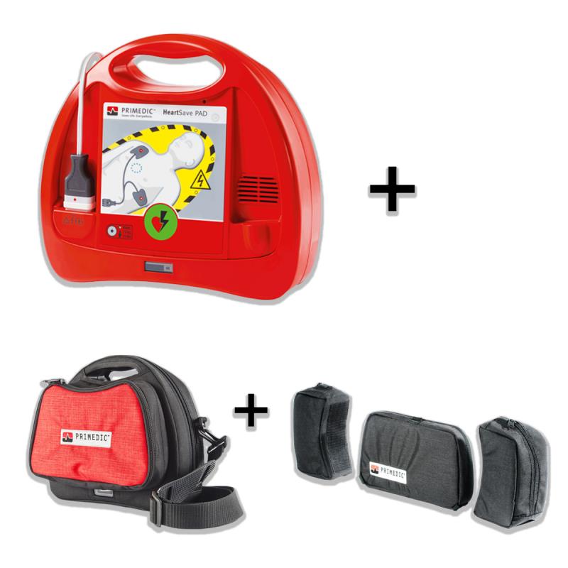 Дефибриллятор PRIMEDIC HeartSave PAD M250+97653 Cумка для HeartSave (M250) с карманом для принадлежностей, вкл переносной ремень
