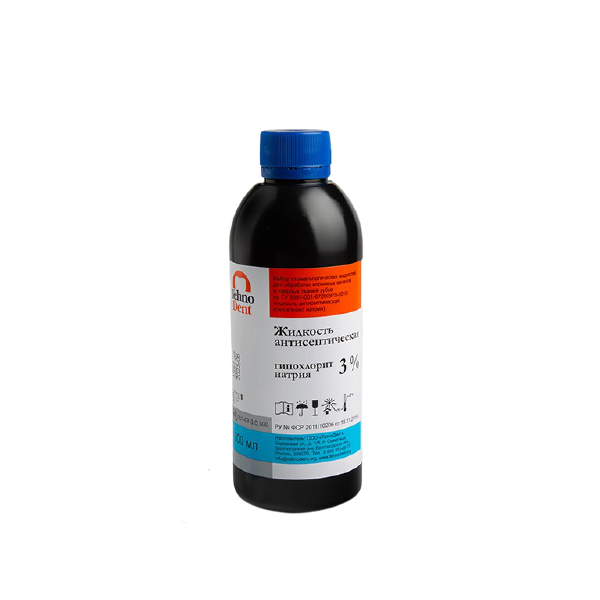 Жидкость для антисепт обработки (гипохлорит натрия 3%) флакон 300мл купить