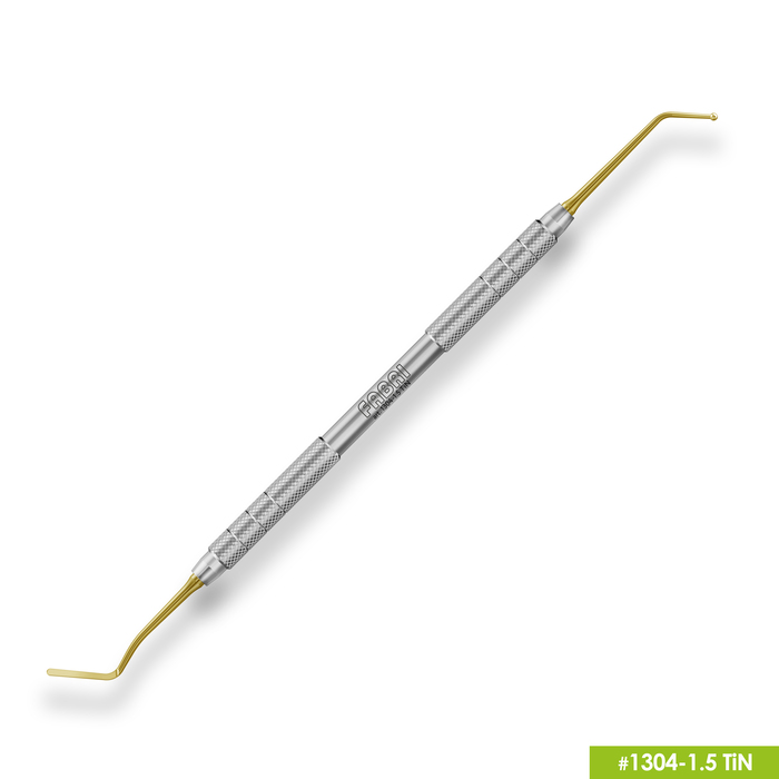 Гладилка удлиненная узкая с штопфером-шариком O1.5mm ручка O6mm покрытие Gold купить