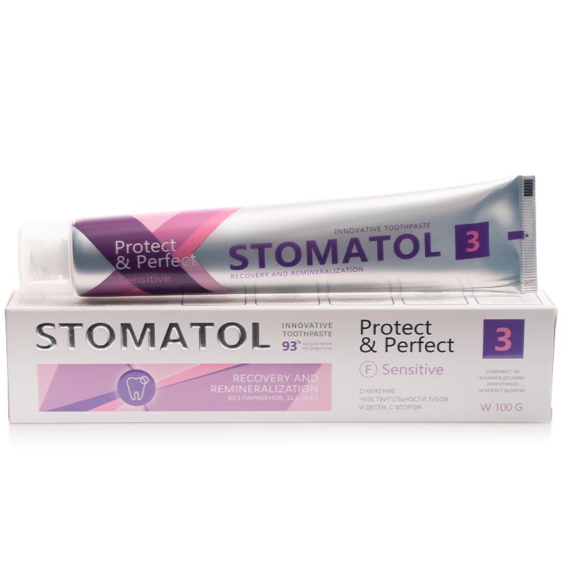 Картинка Зубная паста Stomatol Sensitive Профилактическая 100гр 0 из 1 