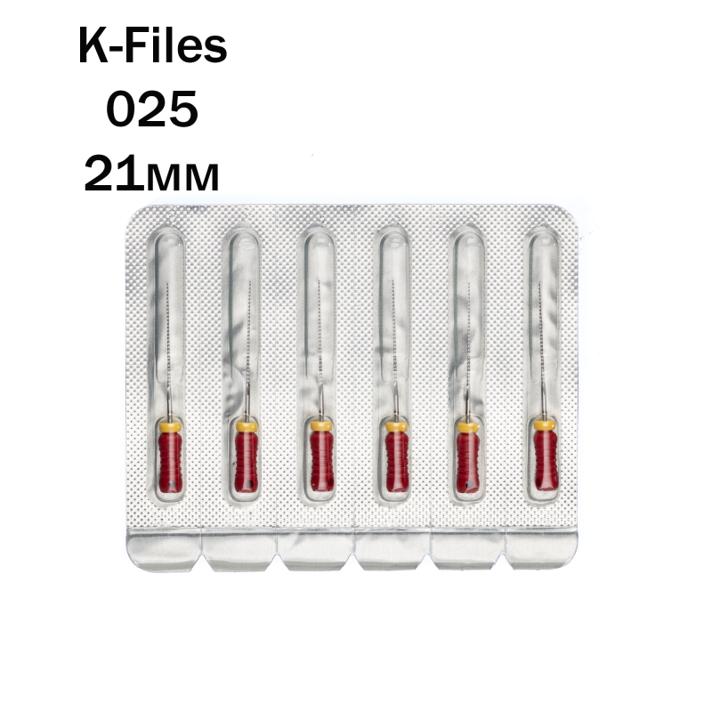 К-файлы / K-Files 025/21мм 6шт Pro-Endo P63021025 купить